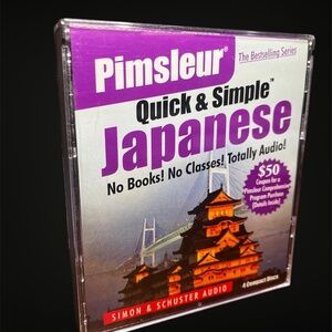 Pimsleur - Quick & Simple Japanese Language Study - Simon & Schuster Audio